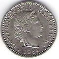 SUISSE 20 RAPPEN 1984