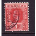 LEEWARD IS 1921 1d CARMINE RED SG60 FINE USED