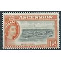 Ascension Island 1956 SG59 1 1/2d Black & Orang...