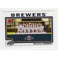 2004 Topps Milwaukee Brewers team set with trad...