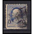 Used 219 1c Benjamin Franklin Barely Clears RA0634