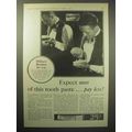 1930 Listerine Tooth Paste Ad - Expect More Pay...