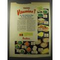 1944 Ovaltine Drink Ad - Taking Vitamins?
