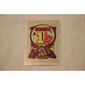 Number #1 1976 Donruss Skateboard STICKER with ...