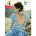 Argyll 479 4 ply cotton Sleeveless sweater Knit...