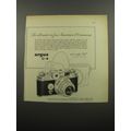 1955 Argus C-4 Camera Ad - The ultimate in fine American 35mm cameras