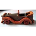 Vintage Car : Open Top Made From Wood : Ornament