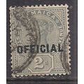 Jamaica 1891 QV 2d Green used Ovpt Official SG ...