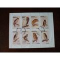 1974 Eynhallow Scotland Owls cancelled Sheetlet...