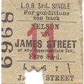 Liverpool Overhead Railway Edmondson Ticket - N...