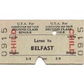 U.T.A. Edmondson Ticket - Larne to Belfast