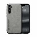 Skin Feel Magnetic Leather Back Phone Case, For...
