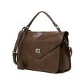 Genuine Leather Women Medium Top Handle Handbag...