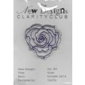 Claritystamp. Rose Stamp. Stamping Cardmaking S...
