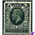 1934 SG445 4d Deep Grey-Green Photogravure Moun...