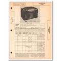 philco model 48-464 6-tube am sw radio receiver...