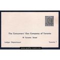Canada #P69b Postal Card George VI MINT Rouletted