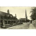 Wiltshire TROWBRIDGE Almshouses Postcard (Valen...