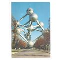ATOMIUM, BRUSSELS unused vintage postcard =