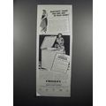 1950 Crosley Freezer Ad - Thriftiest Thing