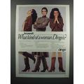 1983 Dingo Boots Ad - What Kind of a Woman Dingo's?