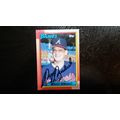1990 Topps Card # 583 Bruce Benedict W/ Autogra...