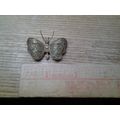 Vintage Damascene Style Butterfly Brooch Copper...