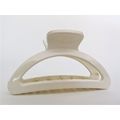 Blonde creme white hair claw clip for medium hair