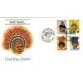 Papua New Guinea 1991 Headdresses,First Day Cover