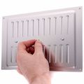 SLIDING ALUMINIUM AIR VENT 9"x6" Open Close Hit...