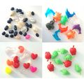Beads 68 plastic multi colors and shapes kids p...