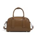 Women Genuine Leather Purses and Handbag Brown