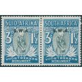 South West Africa 1935 3d+1½d grey-green & blue...