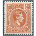 Jamaica 1951 SG121b 1/2d Orange Mounted Mint . ...
