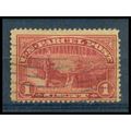 Used Q1 1c Post Office Barely Clears WA1573
