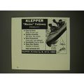 1970 Klepper Master Foldaway Boat Ad
