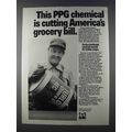 1980 PPG Furloe Herbicide Ad - Cutting Grocery Bill