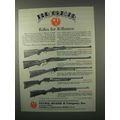1980 Ruger Rifle Ad - 77, Number One, Number 3,...