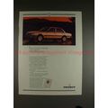 1983 Peugeot 505s Car Ad - Knows When Road is Slippery!