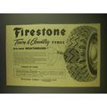 1955 Firestone Town & Country tyres Advertisement - now weatherized