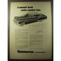 1953 Buick Roadmaster Car Ad - A woman's touch works wonders here