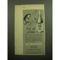 1957 Almaden California Pinot Chardonnay Wine A...