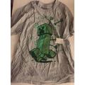 New Mine Craft Creeper Boys XL T-Shirt