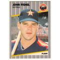 1989 Fleer baseball John Fishel rookie card #35...