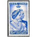 Falkland Islands Mint/hinged Stamp 'Silver Wedd...