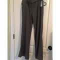 Old Navy Women's Gray Striped Dress Pants Slack...