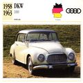 Collectors Club card. Classic Cars. DKW 1000