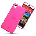 Transparent TPU Gel Hot Pink Back Skin Cover Ca...