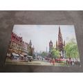 1940s Postcard - Princes street scene, Edinburg...