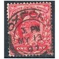 GB stamps 1902-10 KEV11 - 1d SG219 Oxford 32